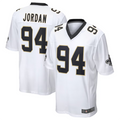 harde NO.Saints #94 Cameron Jordan White Game Stitched American Stitched Jerseys