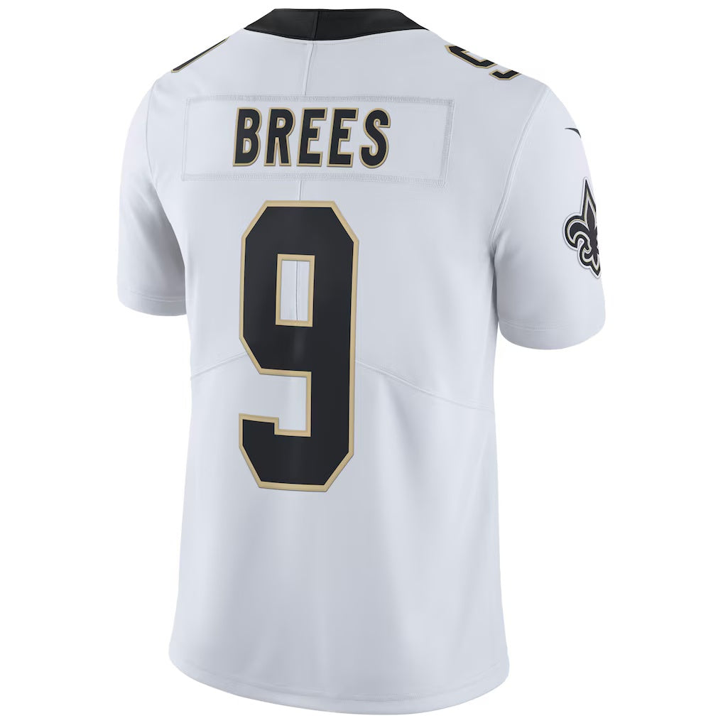 harde NO.Saints #9 Drew Brees White Vapor Untouchable Limited Player Stitched Jerseys