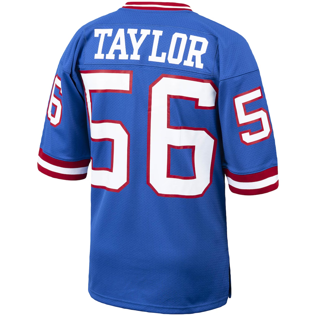 harde NY.Giants 1986 #56 Lawrence Taylor Mitchell & Ness Royal Authentic Throwback Retired Player Jersey Stitched Puhic Jersey