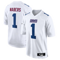 harde NY. Giants Tundra #1 Malik Nabers Player White Fashion Stitched Jerseys