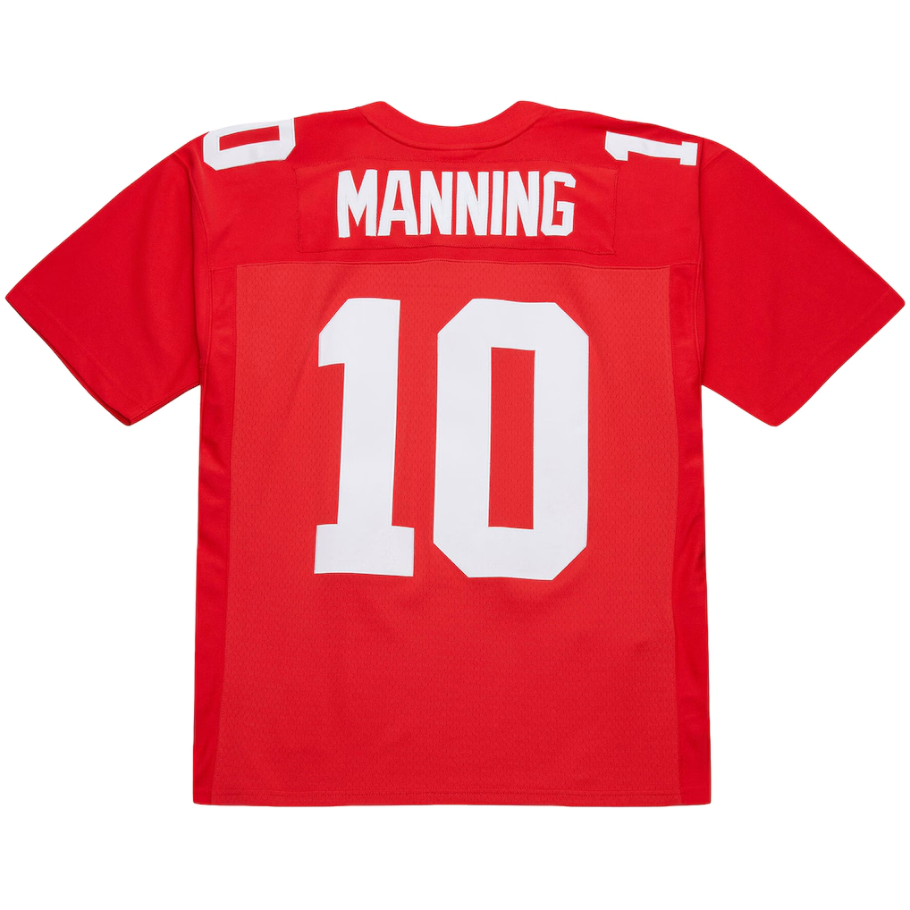 harde NY.Giants #10 Eli Manning Mitchell & Ness Red 2004 Team Legacy Retired Player Big & Tall Jersey Stitched Puhic Game Jerseys