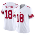 harde NY.Giants #18 Darius Slayton Player White Limited Vapor F.U.S.E. Home Game Stitched Jerseys