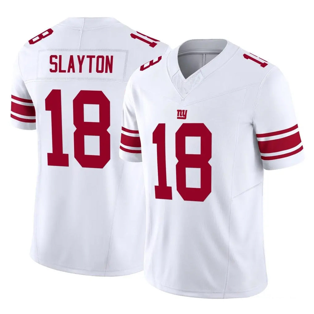 harde NY.Giants #18 Darius Slayton Player White Limited Vapor F.U.S.E. Home Game Stitched Jerseys