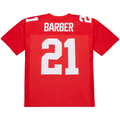 harde NY.Giants #21 Tiki Barber Mitchell & Ness Red 2004 Legacy Replica Stitched Puhic Jersey