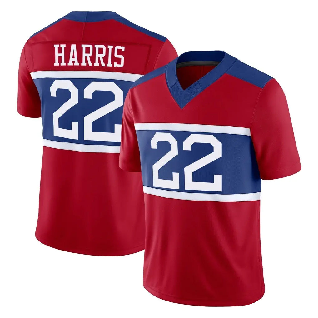 harde NY.Giants #22 Najee Harris Player Red Century Vapor F.U.S.E. Home Game Stitched Jerseys