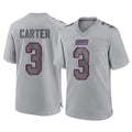 harde NY.Giants #3 Abdul Carter Player Gray Atmosphere Fashion Limited Game Stitched Jerseys