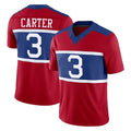 harde NY.Giants #3 Abdul Carter Player Red Century Vapor F.U.S.E. Home Game Stitched Jerseys