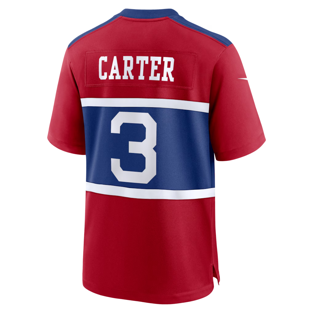 harde NY.Giants #3 Abdul Carter Red Alternate Game Stitched Jerseys