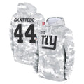 harde NY.Giants #44 Cam Skattebo Player Arctic Camo Salute to Service Pullover Hoodies Limited Game Stitched Jerseys