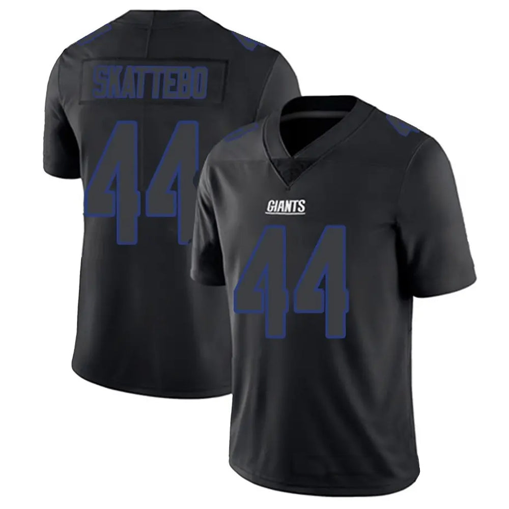harde NY.Giants #44 Cam Skattebo Player Limited Black Impact Stitched Jerseys