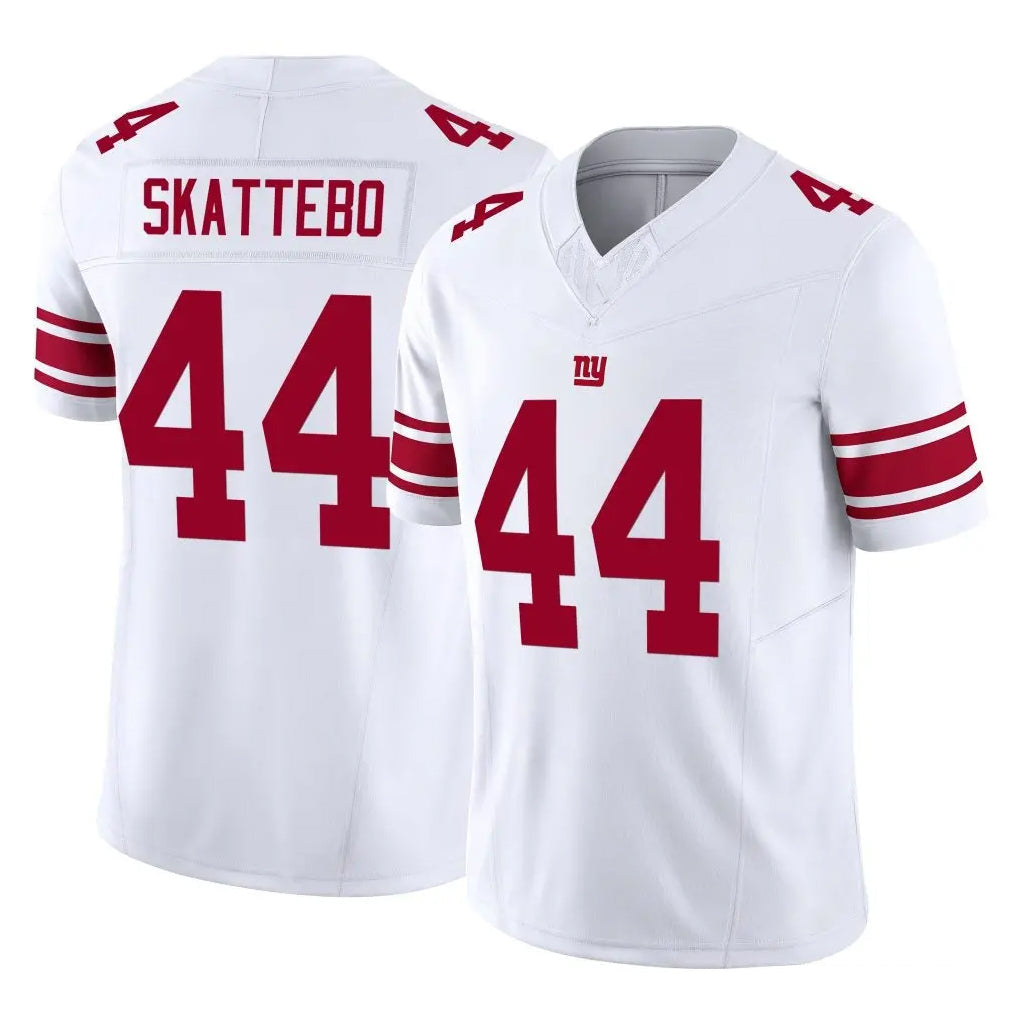 harde NY.Giants #44 Cam Skattebo Player White Limited Vapor F.U.S.E. Home Game Stitched Jerseys