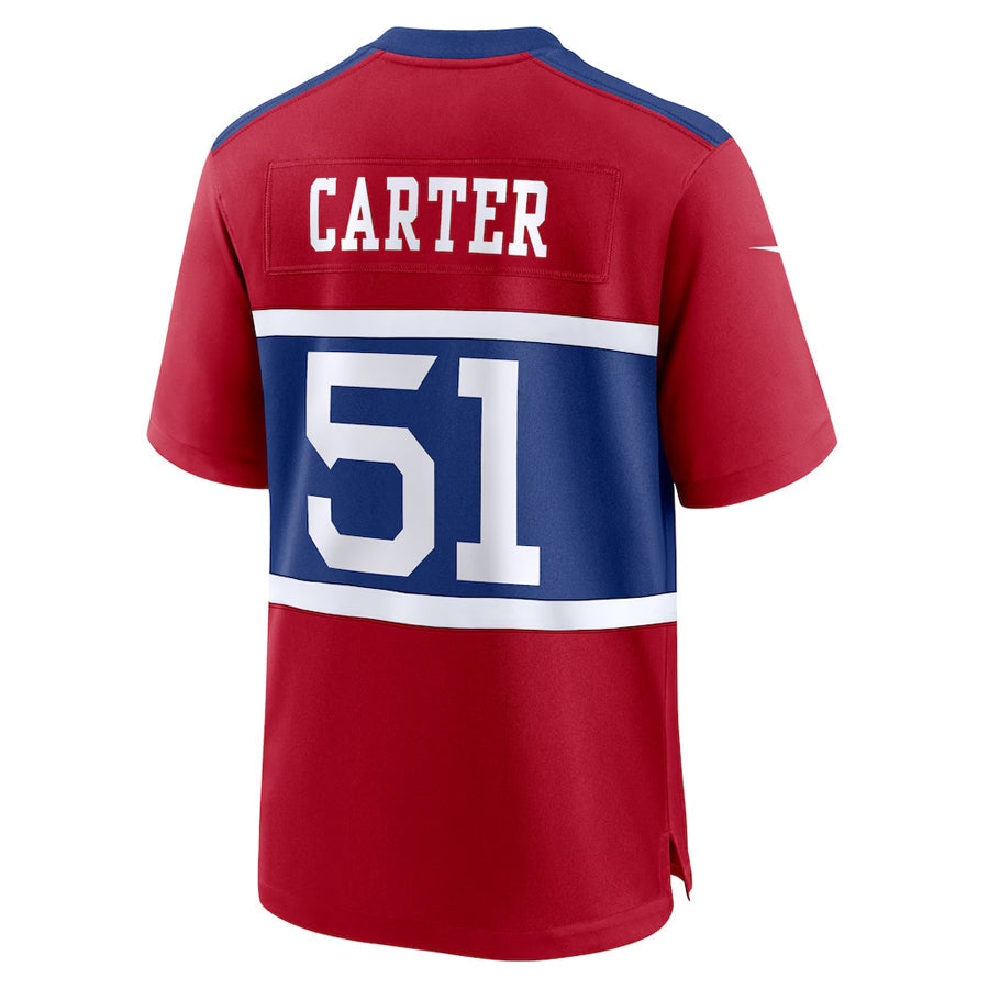 harde NY.Giants #51 Abdul Carter Player Red Home Game Stitched Jerseys