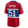 harde NY.Giants #51 Abdul Carter Player Red Home Game Stitched Jerseys