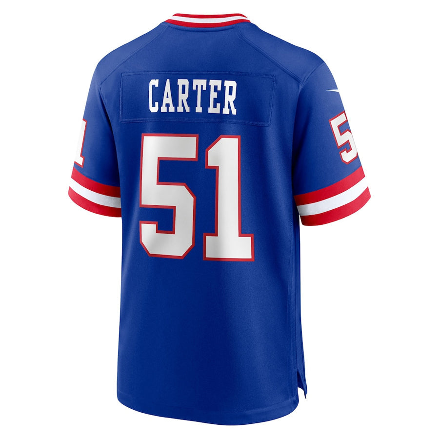 harde NY.Giants #51 Abdul Carter Player Royal Home Game Stitched Jerseys
