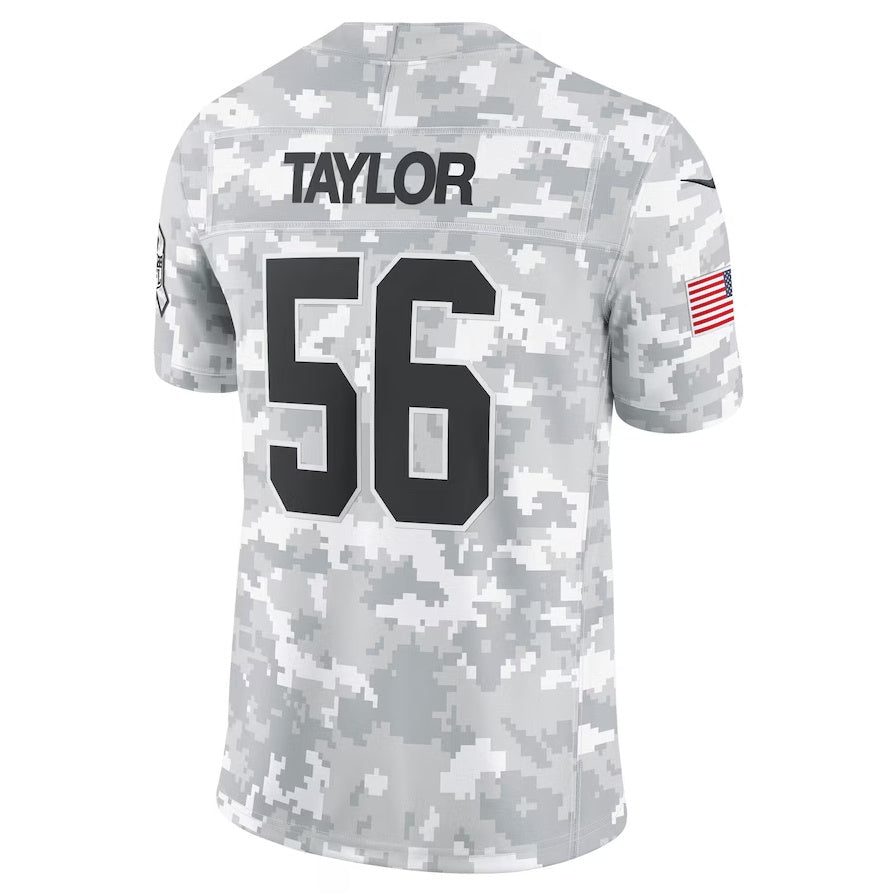 harde NY.Giants #56 Lawrence Taylor Arctic Camo 2024 Salute to Service Retired Player Limited Stitched Jerseys