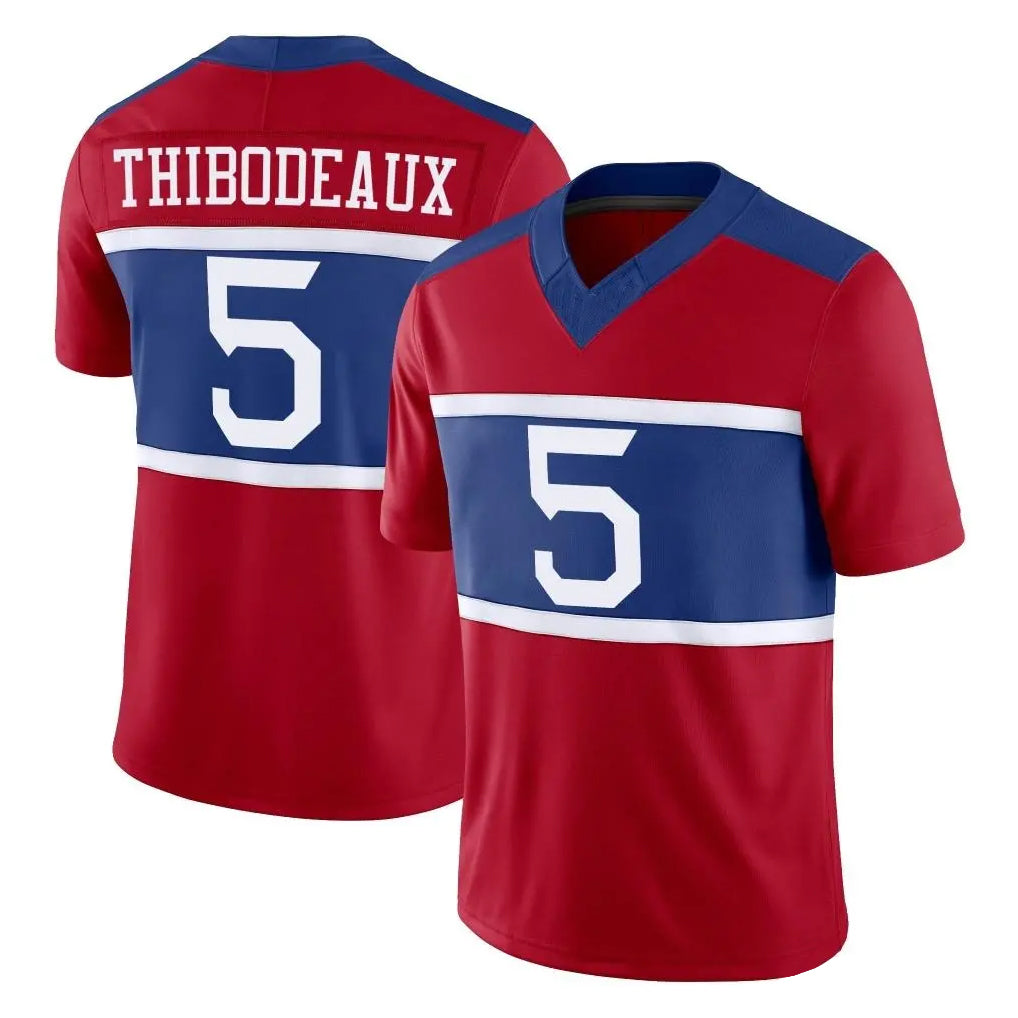 harde NY.Giants #5 Kayvon Thibodeaux Player Red Century Vapor F.U.S.E. Home Game Stitched Jerseys