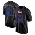 harde NY.Giants #61 John Michael Schmitz Jr. Player Carbon Fashion Limited Home Game Stitched Jerseys