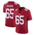 harde NY.Giants #65 Francis Mauigoa Player Red Limited Vapor Untouchable Home Game Stitched Jerseys