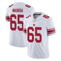 harde NY.Giants #65 Francis Mauigoa Player White Limited Vapor Untouchable Home Game Stitched Jerseys