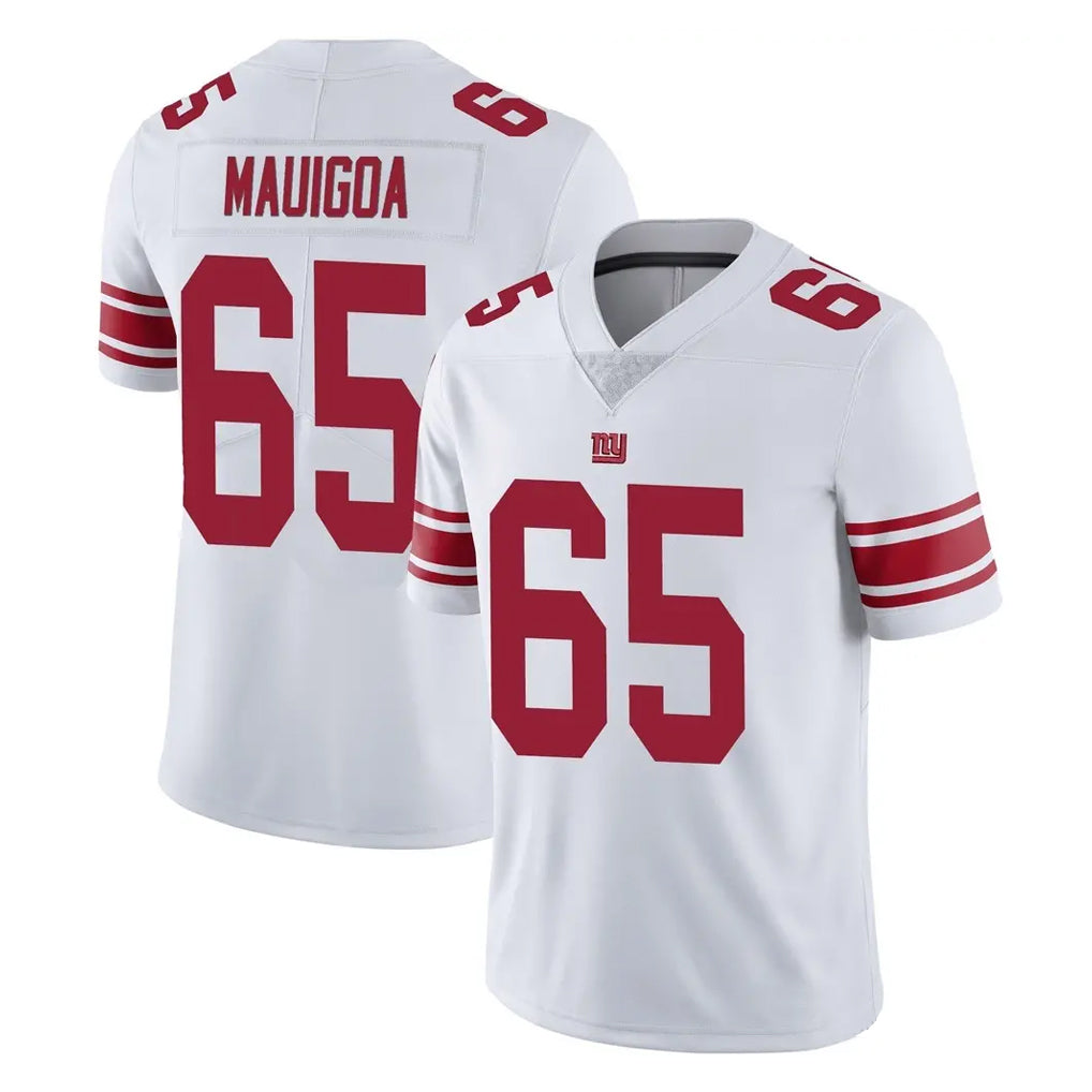 harde NY.Giants #65 Francis Mauigoa Player White Limited Vapor Untouchable Home Game Stitched Jerseys
