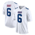 harde NY.Giants #6 Jaxson Dart Player White Fashion Limited Home Game Stitched Jerseys