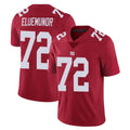 harde NY.Giants #72 Jermaine Eluemunor Player Red Limited Vapor Untouchable Home Game Stitched Jerseys