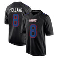 harde NY.Giants #8 Jevon Holland Player Carbon Fashion Limited Home Game Stitched Jerseys