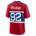 harde NY.Giants #92 Michael Strahan Century Red Alternate Retired Player Game Stitched Jerseys
