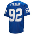 harde NY.Giants #92 Michael Strahan Mitchell & Ness Royal Authentic Throwback Retired Player Stitched Jerseys