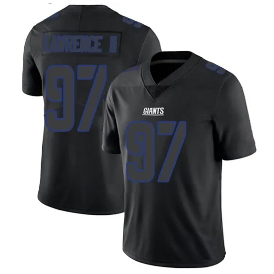 harde NY.Giants #97 Dexter Lawrence II Player Limited Black Impact Stitched Jerseys