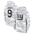 harde NY.Giants #9 Lsaiah Likely Player Arctic Camo Salute to Service Pullover Hoodies Limited Game Stitched Jerseys