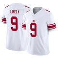 harde NY.Giants #9 Lsaiah Likely Player White Limited Vapor F.U.S.E. Home Game Stitched Jerseys