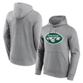 harde NY.Jets Gray LOGO Pullover Hoodies Limited Game Blank Player Stitched Jerseys