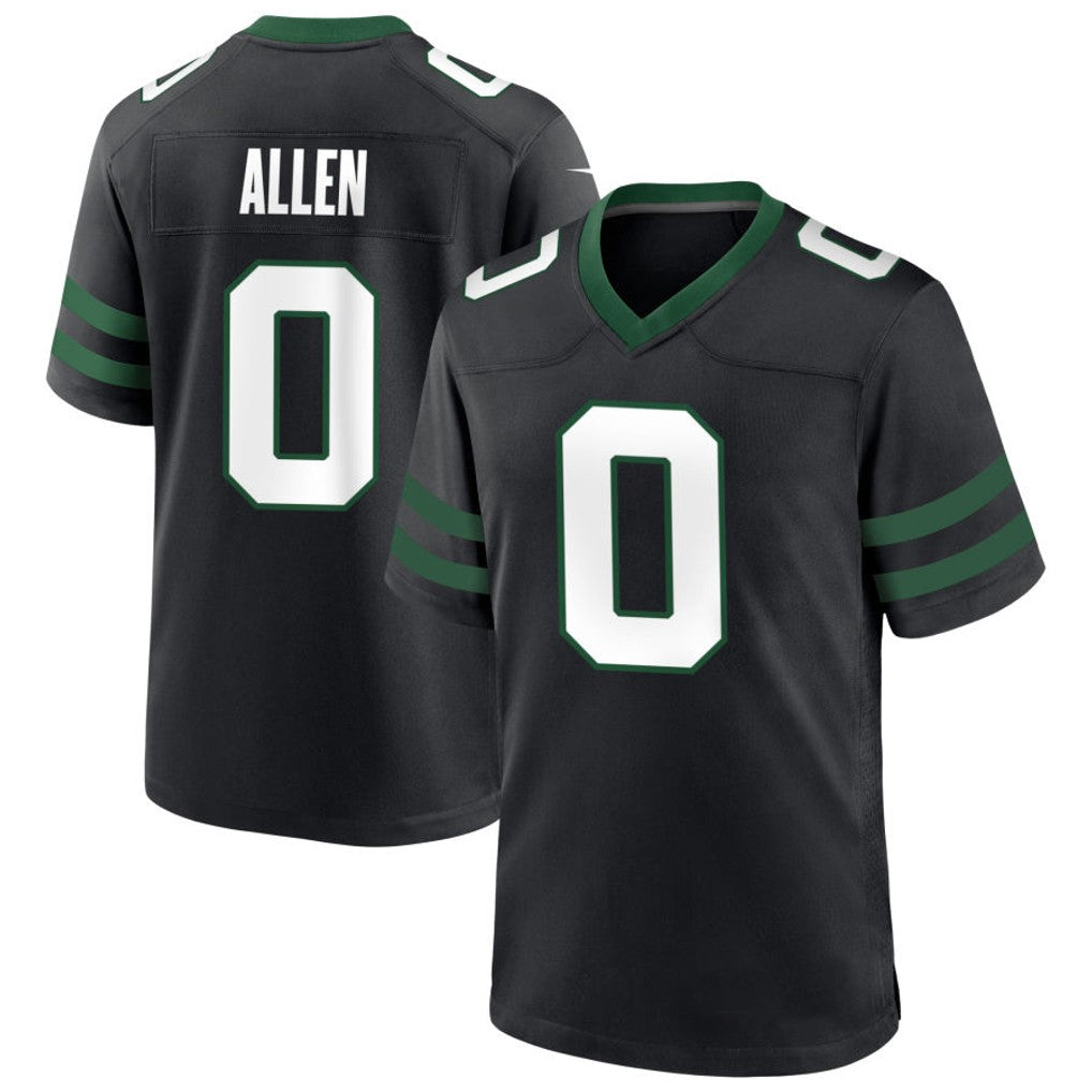harde NY.Jets #0 Braelon Allen Player Black Home Game Stitched Jerseys