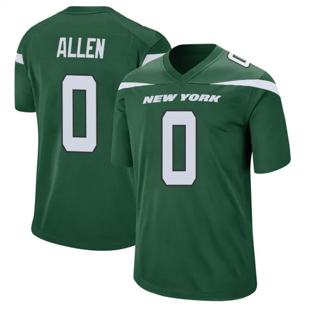 harde NY.Jets #0 Braelon Allen Player Green Game Stitched Jerseys
