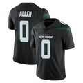 harde NY.Jets #0 Braelon Allen Player Stealth Black Limited Vapor Home Game Stitched Jerseys