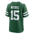 harde NY.Jets #15 Adonai Mitchell Legacy Green Team Game Stitched Jerseys