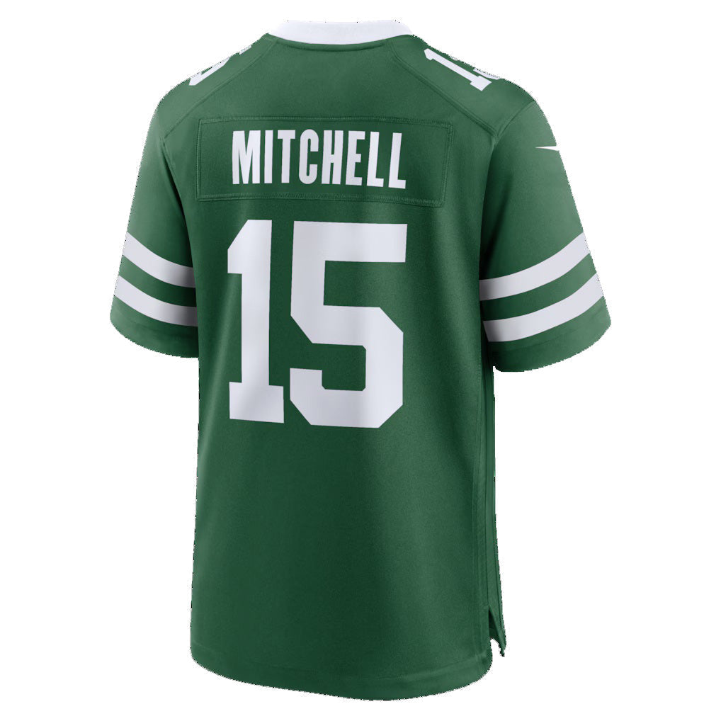harde NY.Jets #15 Adonai Mitchell Legacy Green Team Game Stitched Jerseys