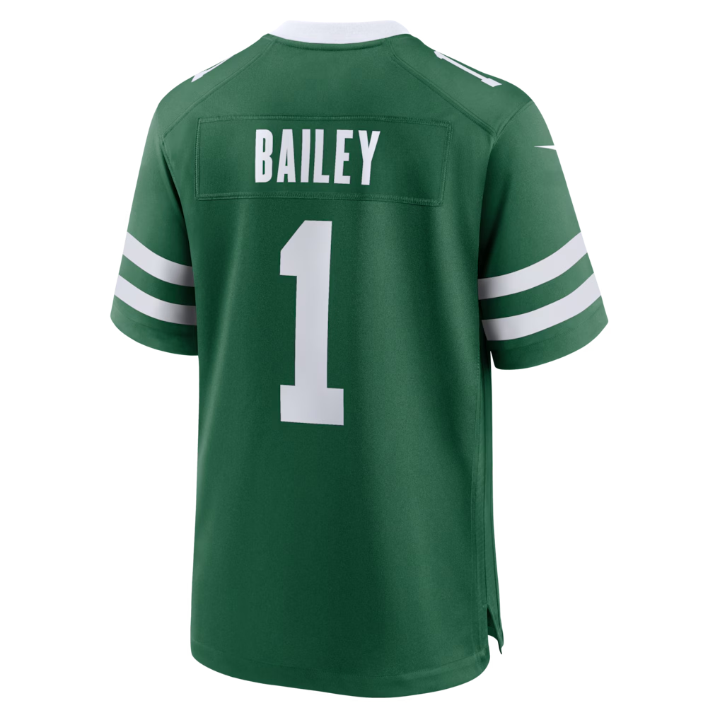 harde NY.Jets #1 David Bailey Legacy Green 2026  Draft First Round Pick No. 2 Team Game Stitched Jerseys