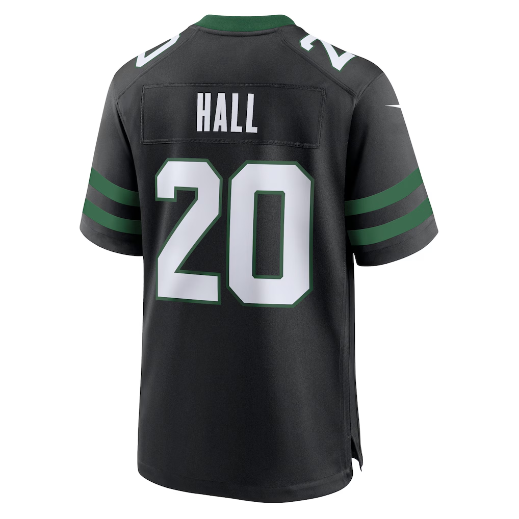 harde NY.Jets #20 Breece Hall Legacy Black Alternate Game Stitched Jerseys