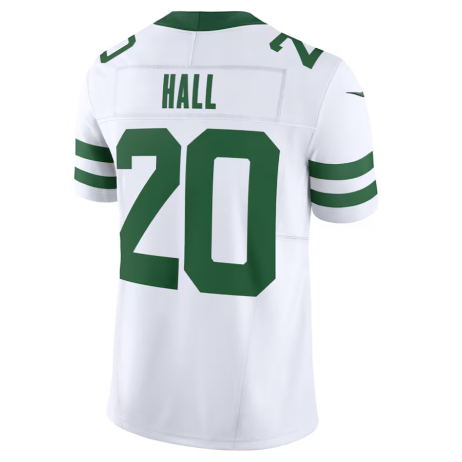 harde NY.Jets #20 Breece Hall Player White Home Game Stitched Jerseys