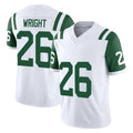 harde NY.Jets #26 Nahshon Wright Player White Limited Classic Vapor F.U.S.E. Home Game Stitched Jerseys