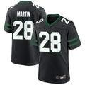 harde NY.Jets #28 Curtis Martin Player Black Home Game Stitched Jerseys