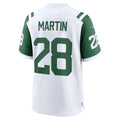 harde NY.Jets #28 Curtis Martin White Retired Player Alternate Game Stitched Jerseys