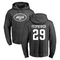 harde NY.Jets #29 Minkah Fitzpatrick Player Gray Pullover Hoodies Limited Game Stitched Jerseys