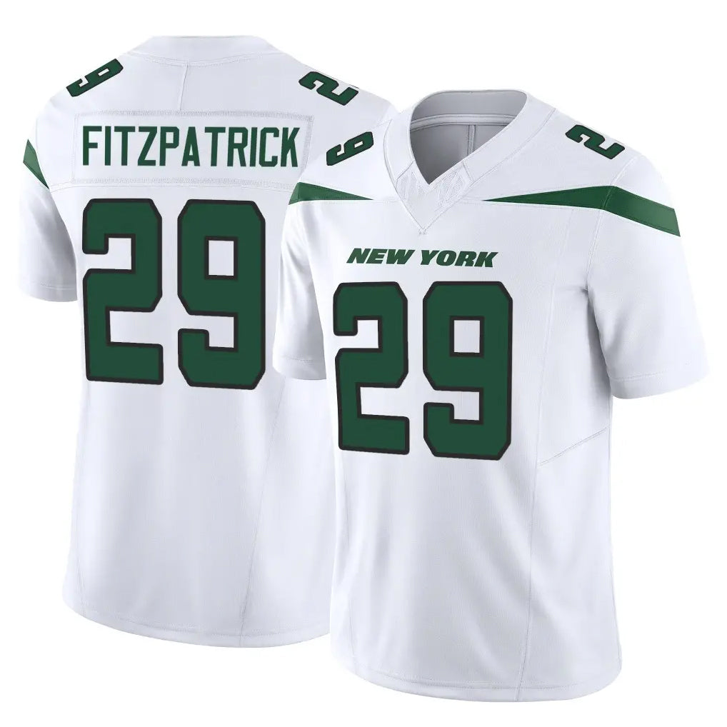 harde NY.Jets #29 Minkah Fitzpatrick Player White Limited Vapor F.U.S.E. Home Game Stitched Jerseys