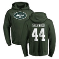harde NY.Jets #44 Jamien Sherwood Player Green LOGO Pullover Hoodies Limited Game Stitched Jerseys