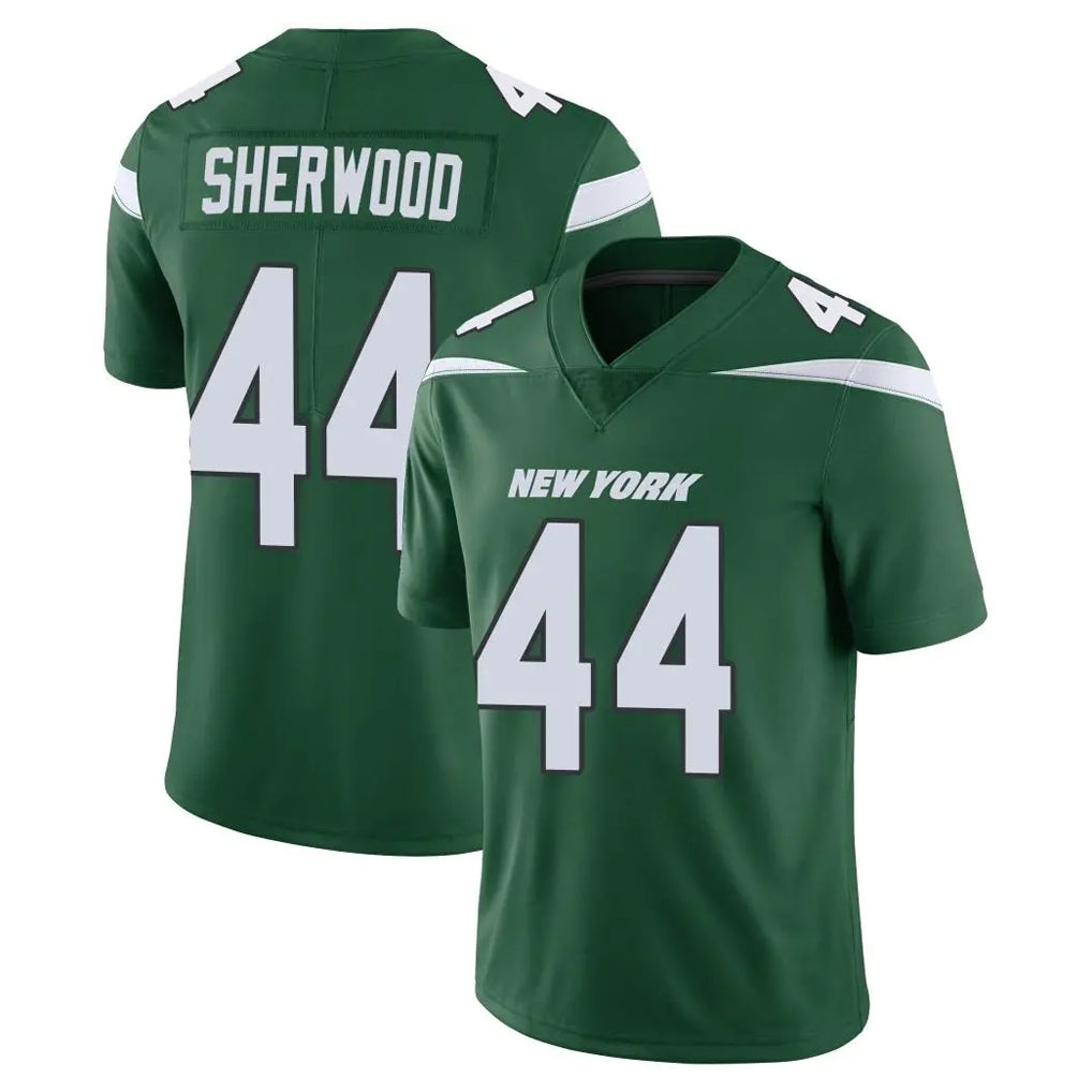 harde NY.Jets #44 Jamien Sherwood Player Green Limited Vapor Home Game Stitched Jerseys