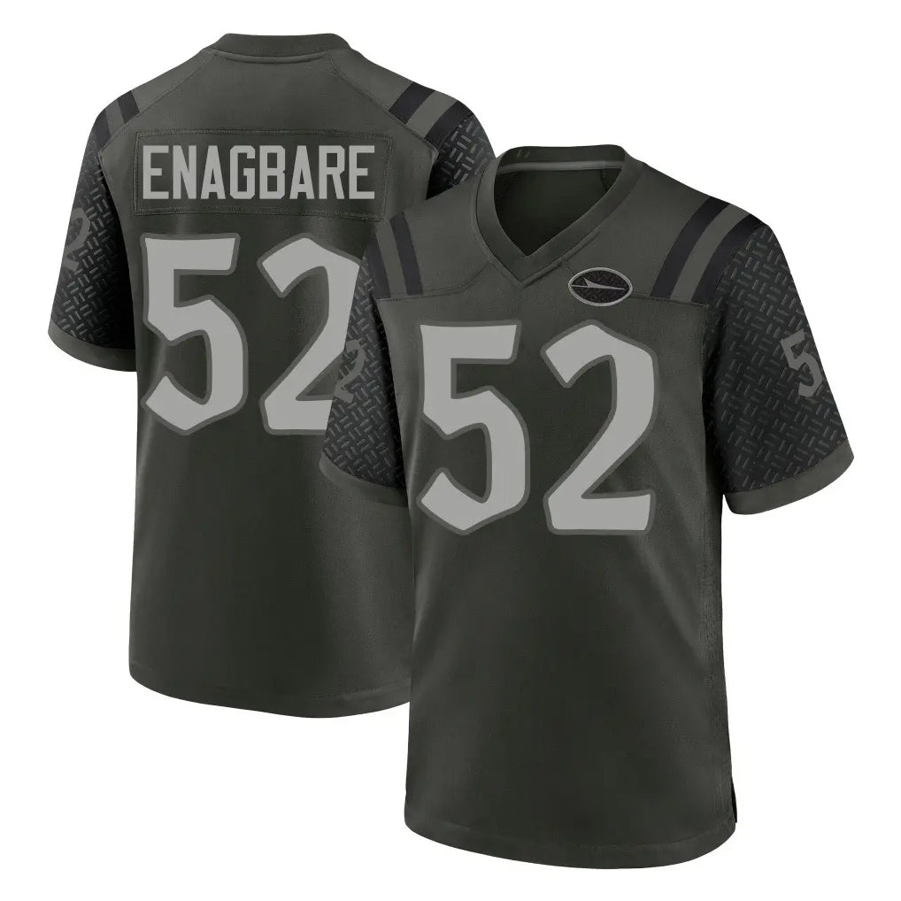 harde NY.Jets #52 Kingsley Enagbare Player Green 2025 Rivalries Collection Home Game Stitched Jerseys