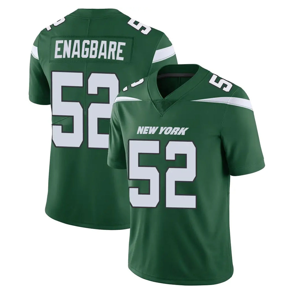 harde NY.Jets #52 Kingsley Enagbare Player Green Limited Vapor Home Game Stitched Jerseys